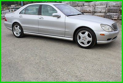 Mercedes-Benz : S-Class S600 Certified 2001 s 600 used certified 5.8 l v 12 36 v automatic rwd sedan moonroof premium bose