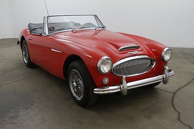 Other Makes : 3000 65 austin healey 3000 bj 8 red wire wheels soft top tonneau cover california car