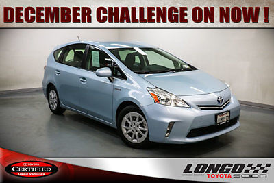 Toyota : Prius V 5dr Wagon Three 5 dr wagon three low miles 4 dr automatic 1.8 l 4 cyl clear sky metallic