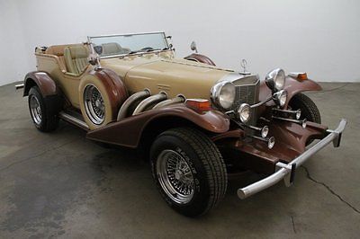 Other Makes : Phaeton Creme with Brown Fenders Tan Interior AC Wire Wheels Tonneau Cover Driver