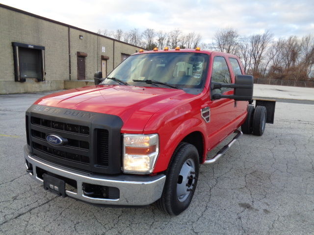 Ford : F-350 2WD Crew Cab 2008 ford f 350 crew cab dually chassis 2 wd 6.4 turbo diesel serviced 1 owner