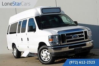 Ford : E-Series Van Passenger Van 2012 white passenger van 1 owner