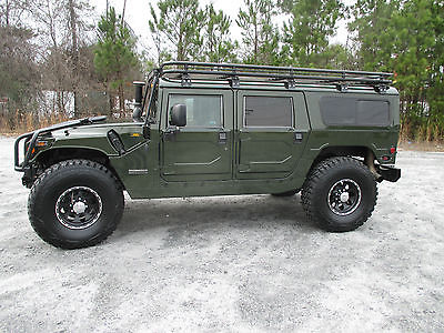 Hummer : H1 LEATHER 2000 hummer h 1 wagon dark green excellent condition 2 owner truck