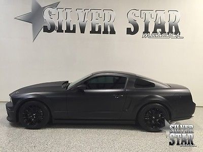 Ford : Mustang GT Premium Custom 2005 mustang gt custom v 8 mt flatblack fast loaded leather sport xnice tx