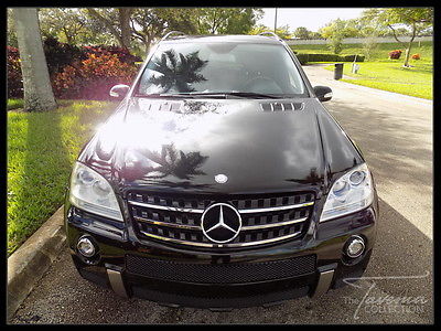 Mercedes-Benz : M-Class ML63 AMG 08 ml 63 amg clean carfax navigation rear view camera keyless go xenon fl