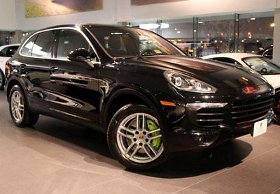 Porsche : Cayenne S E-Hybrid 2015 cayenne s e hybrid black navi low miles clean like new porsche certified