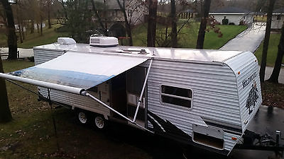 2007 Wildwood 27RB Travel Trailer, front bedroom, triple bunk beds, clear title