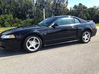Ford : Mustang GT 2dr Coupe 2000 ford mustang gt steeda edition supercharged v 8 stick shift blk on blk