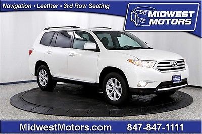 Toyota : Highlander SE 2013 toyota highlander se nav 3 rd row seating leather 4 wd 3 zone climate