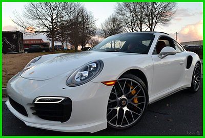 Porsche : 911 Turbo S 2 OWNER CLEAN CARFAX WE FINANCE! 3.8 l turbo park assist glass roof active seat ventilation porsche entry