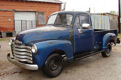Chevrolet : Other Pickups 3100 1952 chevrolet 1 2 ton short bed pickup project 350 v 8 solid truck