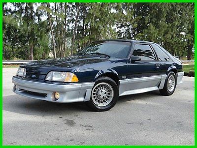 Ford : Mustang GT HATCHBACK 25TH YEAR ANNIVERSARY FOX BODY AUTOMA 1989 ford mustang gt 5.0 l v 8 automatic 25 th year anniversary cold a c