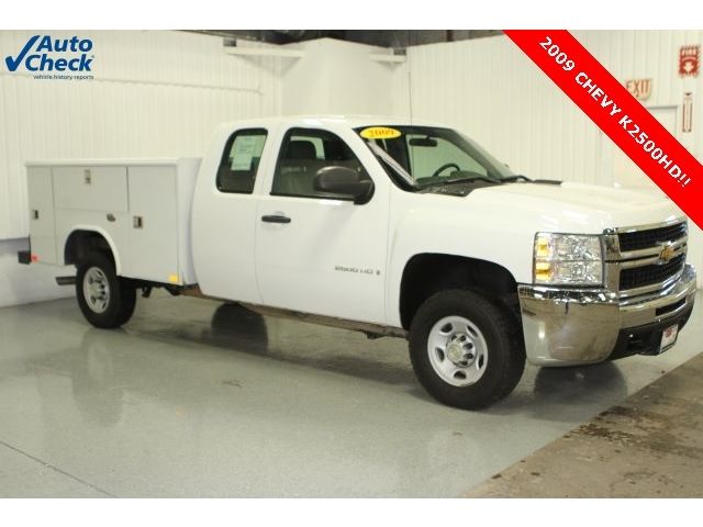 Chevrolet : Silverado 2500 Work Truck Used 2009 Chevy Ext K2500 Low Low Miles Reading Utility Body Ready for Work