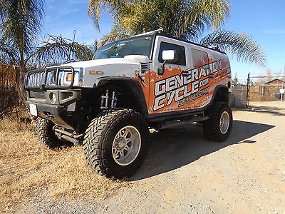 Hummer : H2 SUV 2004 hummer h 2 lifted fox shocks new tires monster truck off road advertisement