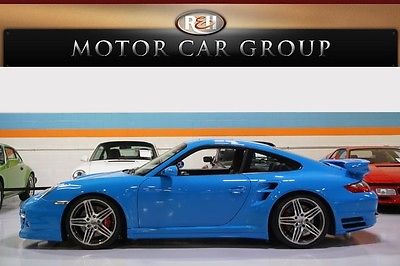 Porsche : 911 Turbo Riviera Blue, 12,772 Miles, APR Tune, ECS Upgrades, TechArt Springs