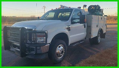 Ford : F-350 XLT 2008 ford f 350 xlt 6.4 l utility caseco bed with crane 4 wd diesel