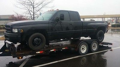 Dodge : Ram 3500 SLT LARAMIE EXTENDED CAB 1999 dodge ram 3500 slt laramie 5.9 l diesel hotshot truck no reserve