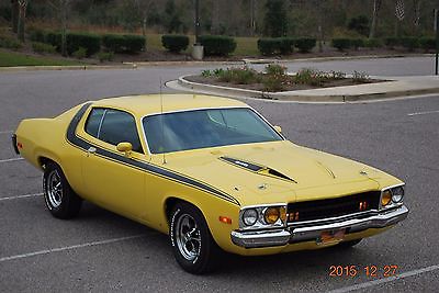 Plymouth : Road Runner 1973 plymouth roadrunner rare 340 4 speed fy 1 lemon twist matching s low miles