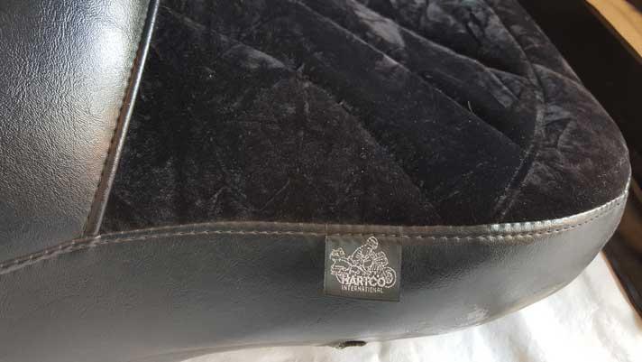 Goldwing GL 1800 Black Velour Seat with rider & passengers backrest., 2