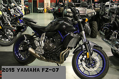 Yamaha : FZ New 2015 Yamaha FZ-07 Sport Motorcycle 0MI 6-spd DOHC FZ07 NO BS FEES CALL JOSH!