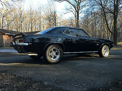 Chevrolet : Camaro Z/28 1969 chevrolet camaro z 28 x 33 code manual transmission black on black