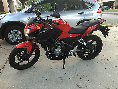 Honda : CB 2015 motorcycle honda cb 300 f new 1056 miles