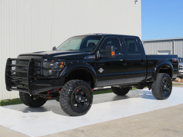 Ford : F-250 Diesel 4x4 11 f 250 lariat 6.7 l powerstroke bds lift navigation 69 k 18 records flare 20 x 37