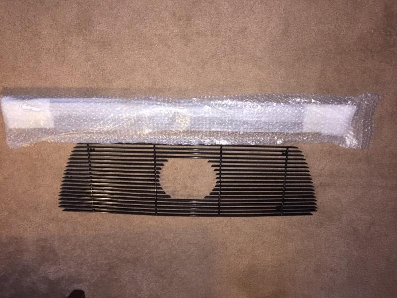 New Glossy Black Billet Grille Overlay for Toyota Tacoma, 0