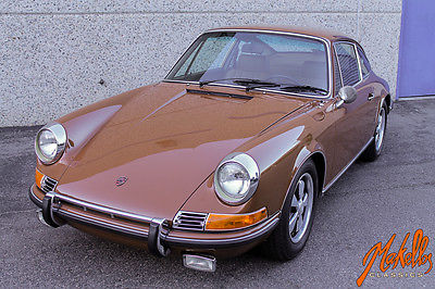 Porsche : 911 T 1971 porsche 911 t sepia brown