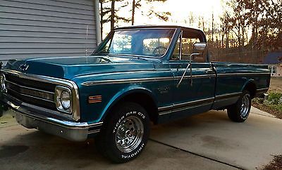 Chevrolet : C-10 Custom C10 1969 chevrolet c 10 southern 2 owner truck factory ac power steering 350 auto