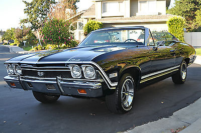 Chevrolet : Chevelle SS 1968 chevrolet chevelle convertible ss true 396