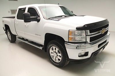 Chevrolet : Silverado 2500 LTZ Crew Cab 4x4 Z71 2011 gray leather mp 3 auxiliary trailer hitch v 8 diesel used preowned 107 k miles