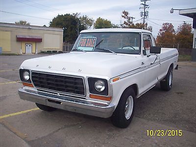 Ford : F-150 Custom Cab & Chassis 2-Door 1978 ford f 150 custom cab chassis 2 door 8 ft bed 5.8 l