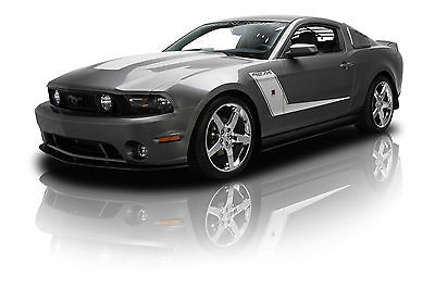 Ford : Mustang ROUSH 427R 2010 roush supercharged 427 r gray metalic charcoal black interior lo miles