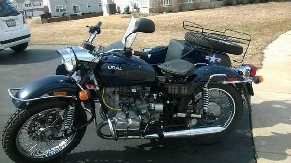 2007 URAL PATROL WITH SIDECAR, 2WD, CAN GO IN MUD AND SNOW