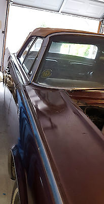 Lincoln : Other 4 Door Lincoln 1962 Burgundy Antique Convertible Automatic