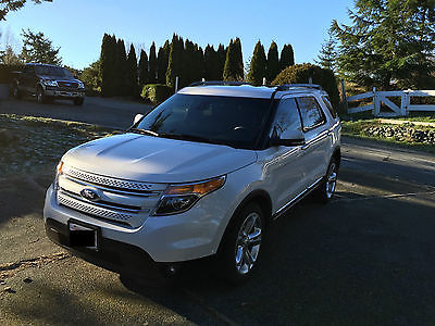 Ford : Explorer Limited Sport Utility 4-Door 2013 ford explorer limited ecoboost white metallic factory warranty