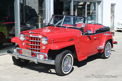 Willys : Jeepster Convertible 1950 willys jeepster upgraded to modern day v 6 ford engine auto ps pb