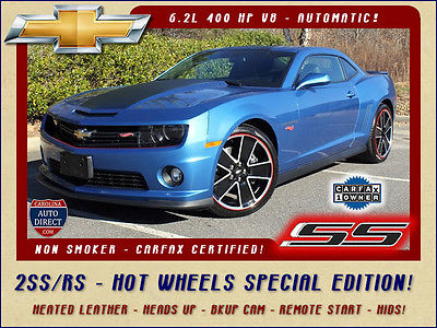 Chevrolet : Camaro SS 2SS RS  HOT WHEELS SPECIAL EDITION ONE OWNER-LESS THAN 2K MILES-OIL CHANGED AT 1K MILES-HEATED LEATHER-HEADS UP!