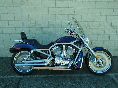 Harley-Davidson : VRSC 2003 harley davidson v rod in blue purple um 30632 c s