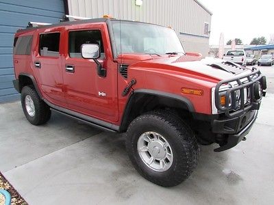 Hummer : H2 4WD 6.0L Vortec V8 SUV 2004 hummer h 2 leather sunroof dvd tow hitch 4 wd suv 04 4 x 4 knoxville tn
