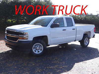 Chevrolet : Silverado 1500 WT Chevrolet Silverado 1500 WT New 4 dr Truck Automatic 4.3L V6 Cyl  Summit White