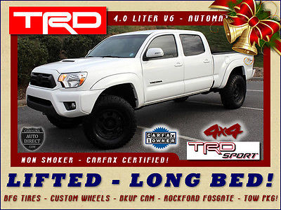 Toyota : Tacoma Double Cab Long Bed TRD SPORT 4X4 - LIFTED! SERVICE RECORD-1OWN- TOYTEC LIFT-CUSTOM WHEELS-BFG TIRES-UPGRADED SOUND-TOW PKG!