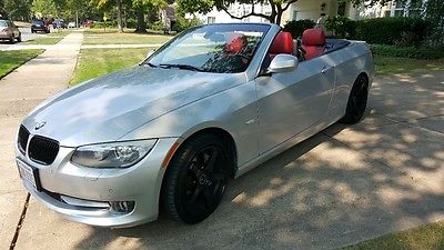 BMW : 3-Series Hard Top Convertible 2011 bmw 335 i silver 2 door hard top convertible fully loaded 33 000 miles