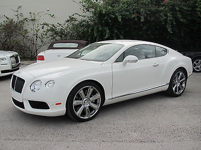 Bentley : Continental GT GT V8 COUPE AWD 2013 13 bentley gt v 8 coupe certified warranty only 6 k miles 21 wheels