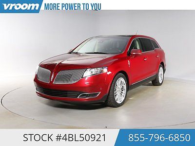 Lincoln : MKT EcoBoost Certified 2014 27K MILES 1 OWNER SUNROOF 2014 lincoln mkt 27 k miles sunroof vent seats blindspot usb 1 owner clean carfax