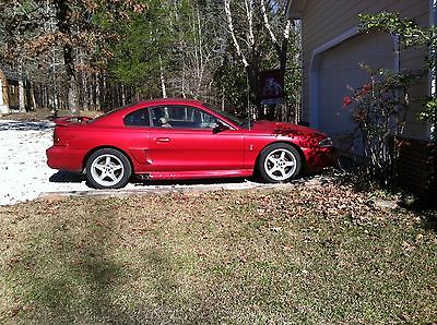 Ford : Mustang SVT Cobra Couple 1998 svt msustang cobra coupe 7 500 firm as is pick up only