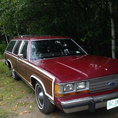 Ford : Crown Victoria LX WAGON 5-DOOR 1989 ford country squire lx wagon 5 door 5.0 l 2 nd owner since new see videos