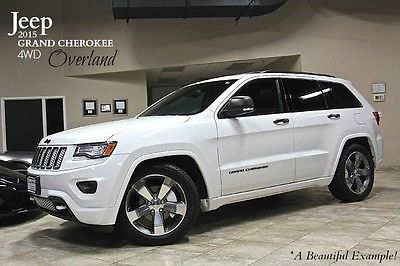 Jeep : Grand Cherokee 4dr SUV 2015 jeep grand cherokee overland 4 wd suv heated cooled seats xenons wow