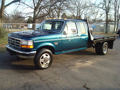 Ford : F-350 XLT Extended Cab Pickup 2-Door 1997 ford f 350 extended cab flatbed 7.3 powerstroke diesel